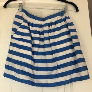 Lilly Pulitzer Blue striped skirt XS
